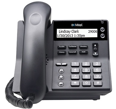 Dark colored phone with a small display - model 420